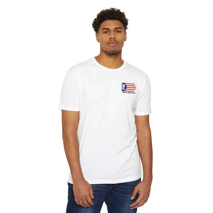 Patriotic Message Tee: Unisex CVC Jersey T-shirt with Inspiring Quote, Perfect for Independence Day, Casual Wear, Statement Top, Gift [...]