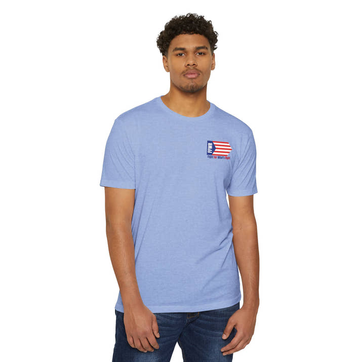 Patriotic Message Tee: Unisex CVC Jersey T-shirt with Inspiring Quote, Perfect for Independence Day, Casual Wear, Statement Top, Gift [...]